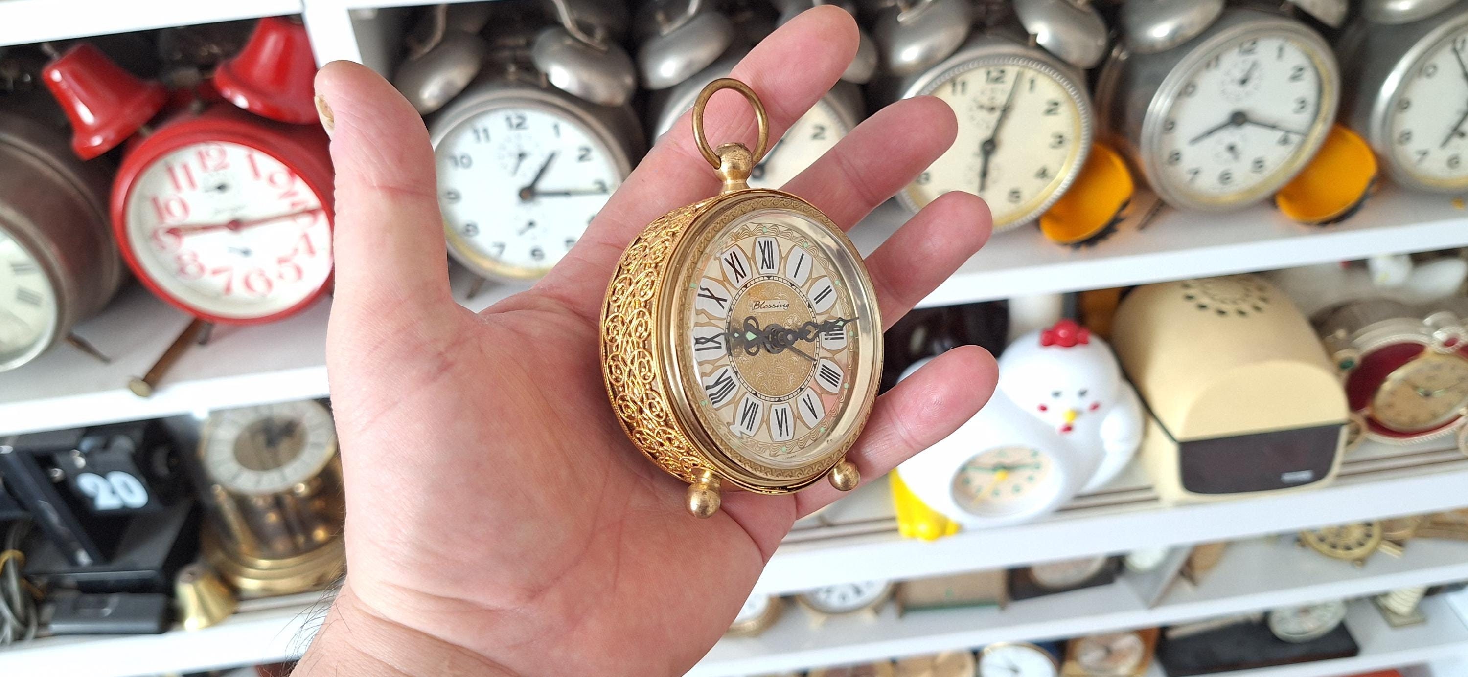 Antique Blessing Alarm Clock: 1950s German Mechanical Clock - Etsy