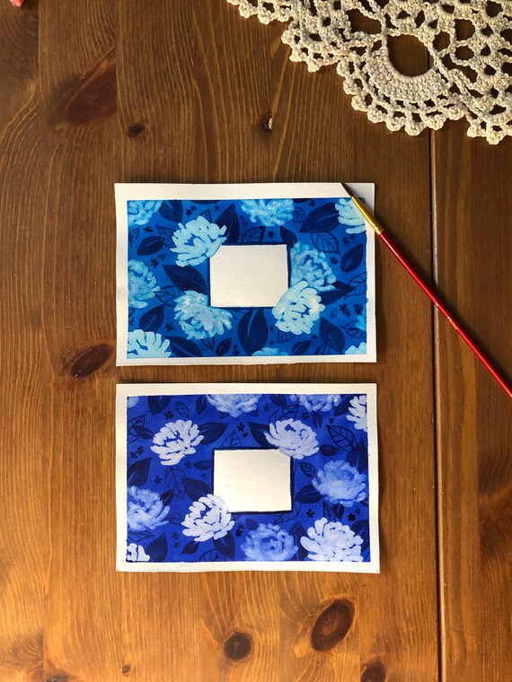 Postcards card post postcard card set floral Etsy