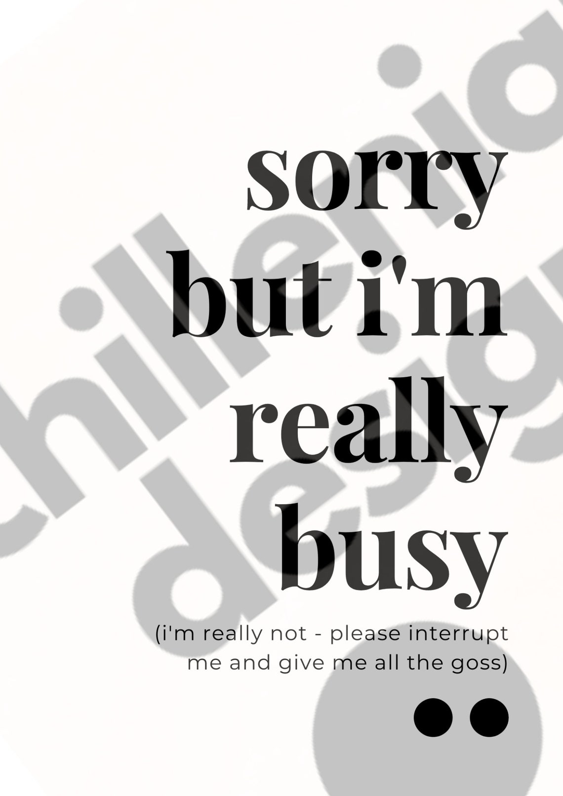 Sorry but I