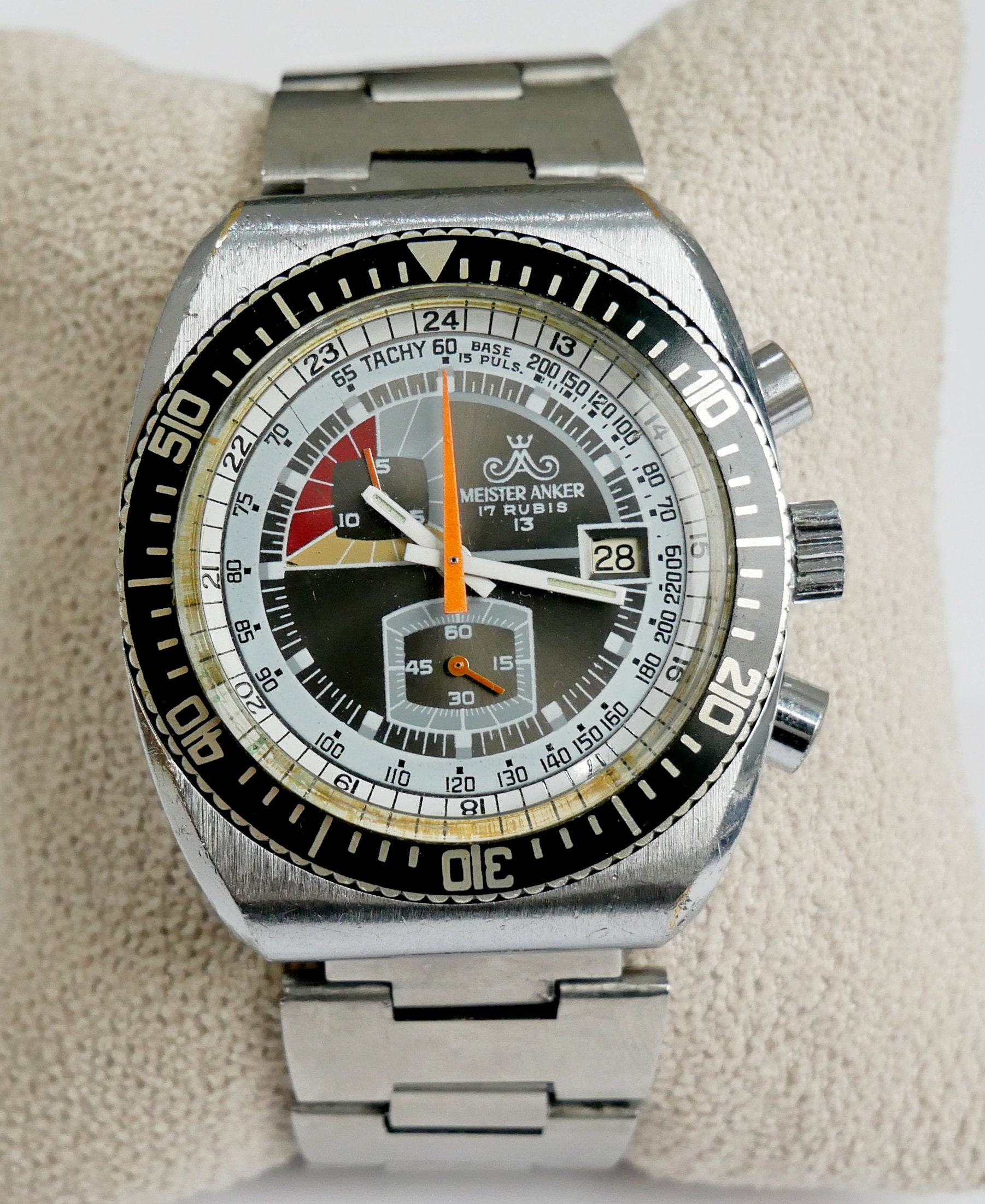 Meister Anker Chronograaf Diver Verzonken Bazel Cal. EB8420 Etsy Belgie