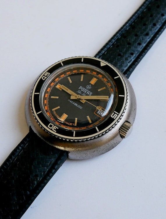 Potens De Luxe Automatic Diver Ufo Eta 2472 Etsy UK