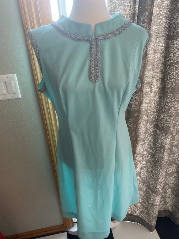 Light aqua mod dress