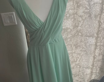 Vintage Style Mint Green Dress - Etsy