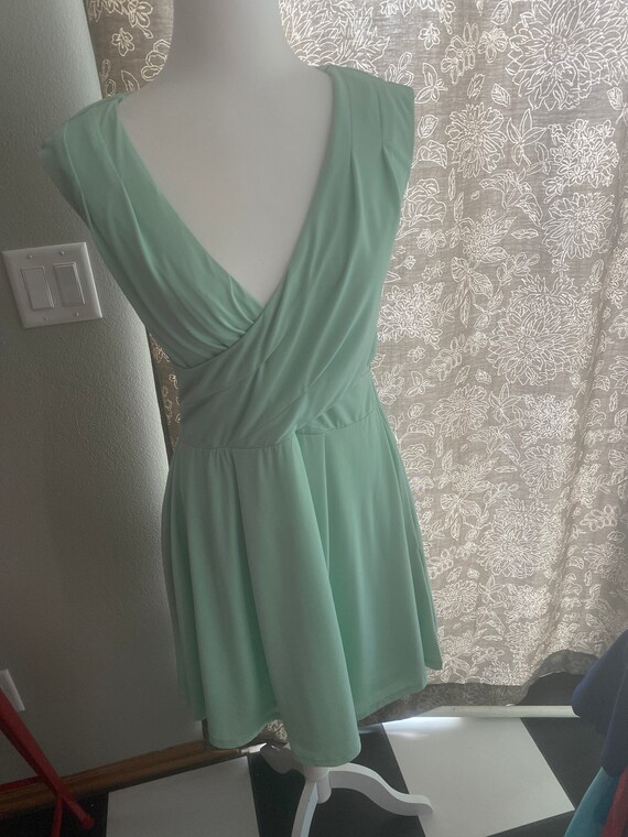 Vintage Style Mint Green Dress - Etsy