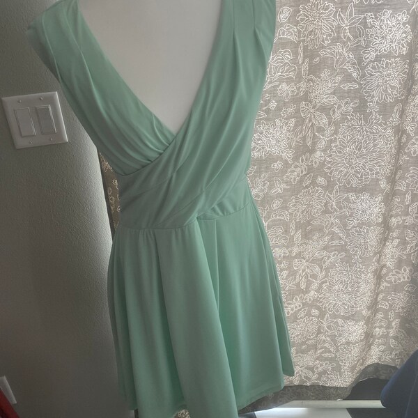Sea foam dress