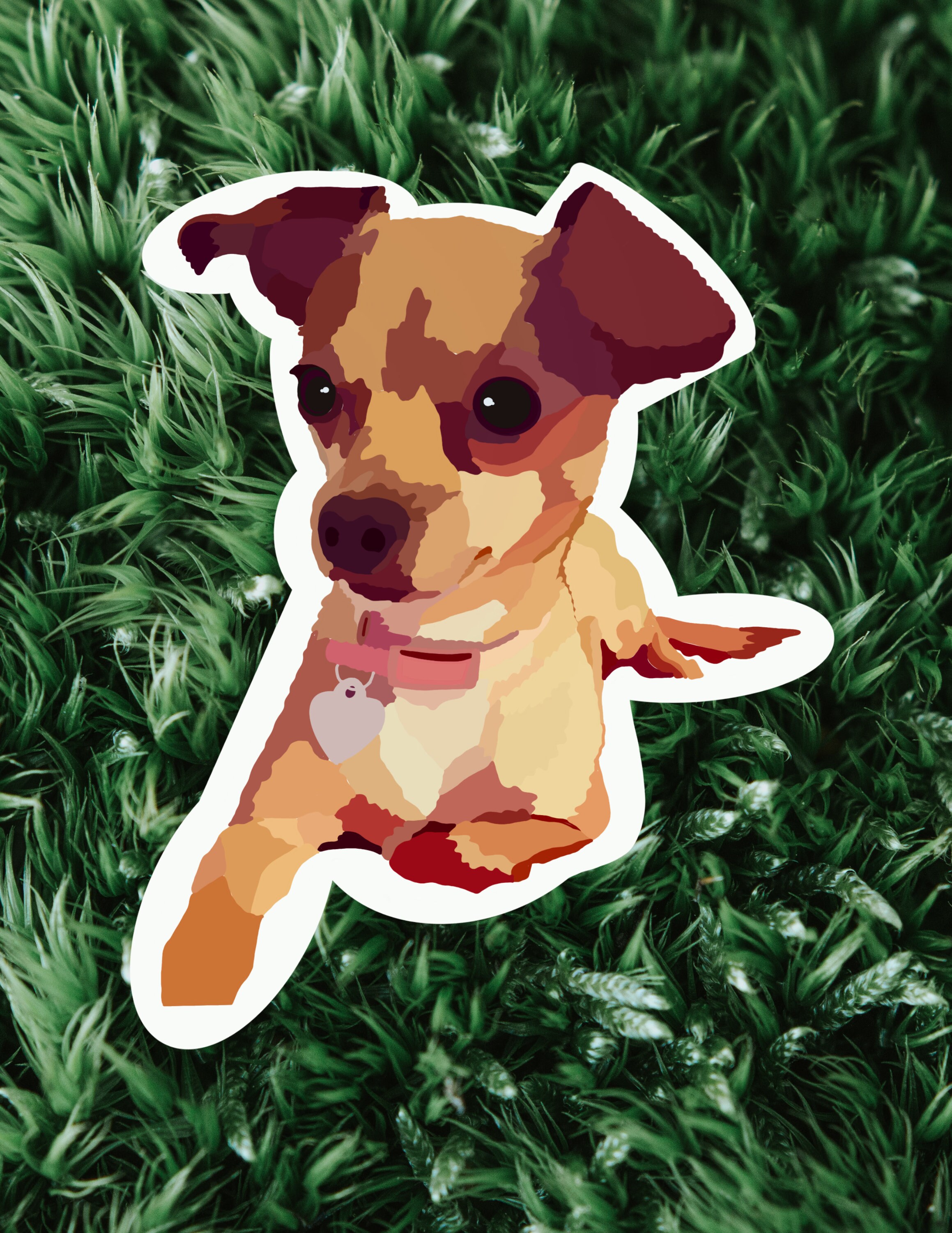 Personalisierte Haustier Sticker/Glossy Vinyl Sticker/Custom Etsy