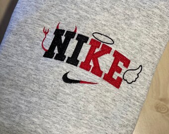 nike angel and devil sweatshirt