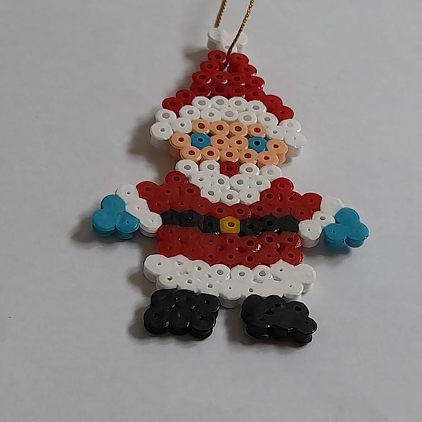 Santa hama bead decorations