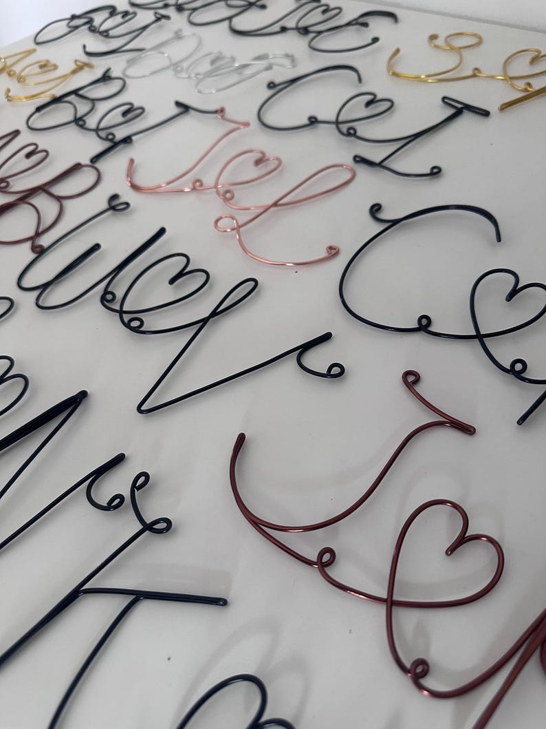 Initial sign with heart His and hers initials Personalised initial sign Wedding initials Valentine’s Engagement Anniversary Wedding gift image 7