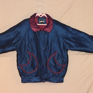 Iridescent Vintage 90s Puffy Coat