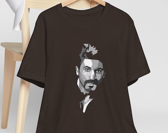 シャールク・カーン、シャールク・カーン Tシャツ、ビンテージ シャールク・カーン シャツ、シャールク・カーン レトロ ギフト、シャールク・カーン ファン グッズ ギフト 衣類