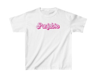 Kids Premium Punjabi Tshirt für stolze Punjabies, Punjab Shirt Rundhalsausschnitt, Kaur Punjabi Hoodie, perfekte Desi Geschenkidee