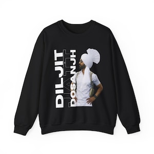 DILJIT DOSANJH Vintage Sweatshirt | Punjabi Singer Tshirt | Diljit Dosanjh Dilumanati Shirt | Desi Apparel | Indian Shirt | Punjabi Jatt