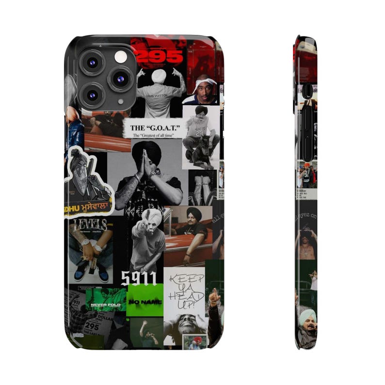 iPhone-skal | Anpassat telefonskal | Sidhu Moose wala telefonskal | Sidhu 5911 Legends Never Die | Anpassat iPhone-skal | Sidhu Mossewala bild 4
