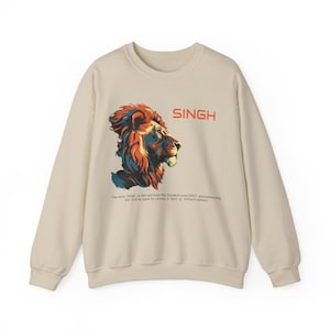 Beautifully designed Punjabi Sweatshirt| Singh Sweatshirt| Punjabi Pride | Singh Crewneck | Jatt sikh Crewneck | Punjabi Custom Tshirt