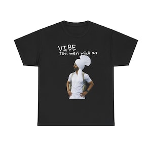 Vibe Teri Meri Mildi Aa ,Diljit Dosnjh inspired Tshirt,Desi gift for couples ,Punjabi Desi anniversary gift, Diljit Tour Dilumanati Tshirt