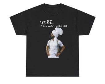 Vibe Teri Meri Mildi Aa, Diljit Dosnjh inspiriertes Tshirt, Desi Geschenk für Paare, Punjabi Desi Jubiläumsgeschenk, Diljit Tour Dilumanati Tshirt