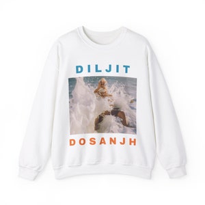 DILJIT DOSANJH Vintage Sweatshirt | Punjabi Singer Tshirt | Diljit Dosanjh Dilumanati Shirt | Desi Apparel | Indian Shirt | Punjabi Jatt
