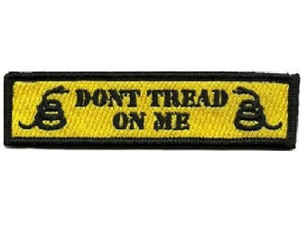 BuckUp Tactical Patch Hook PVC DONT TREAD ON ME PATCH 1"x3.75" BuckUp Tactical Patch Hook PVC DONT TREAD ON ME PATCH 1"x3.75"