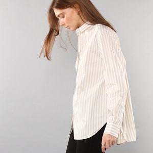 Oatmeal Striped Shirt image 2