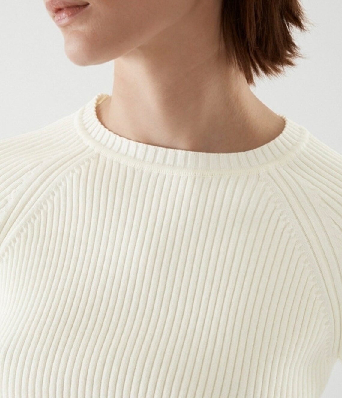 By my side Ribbed Knit Top main image 1