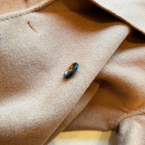 Classic Wool Coat with Notch Lapels Minimalist Design image 8