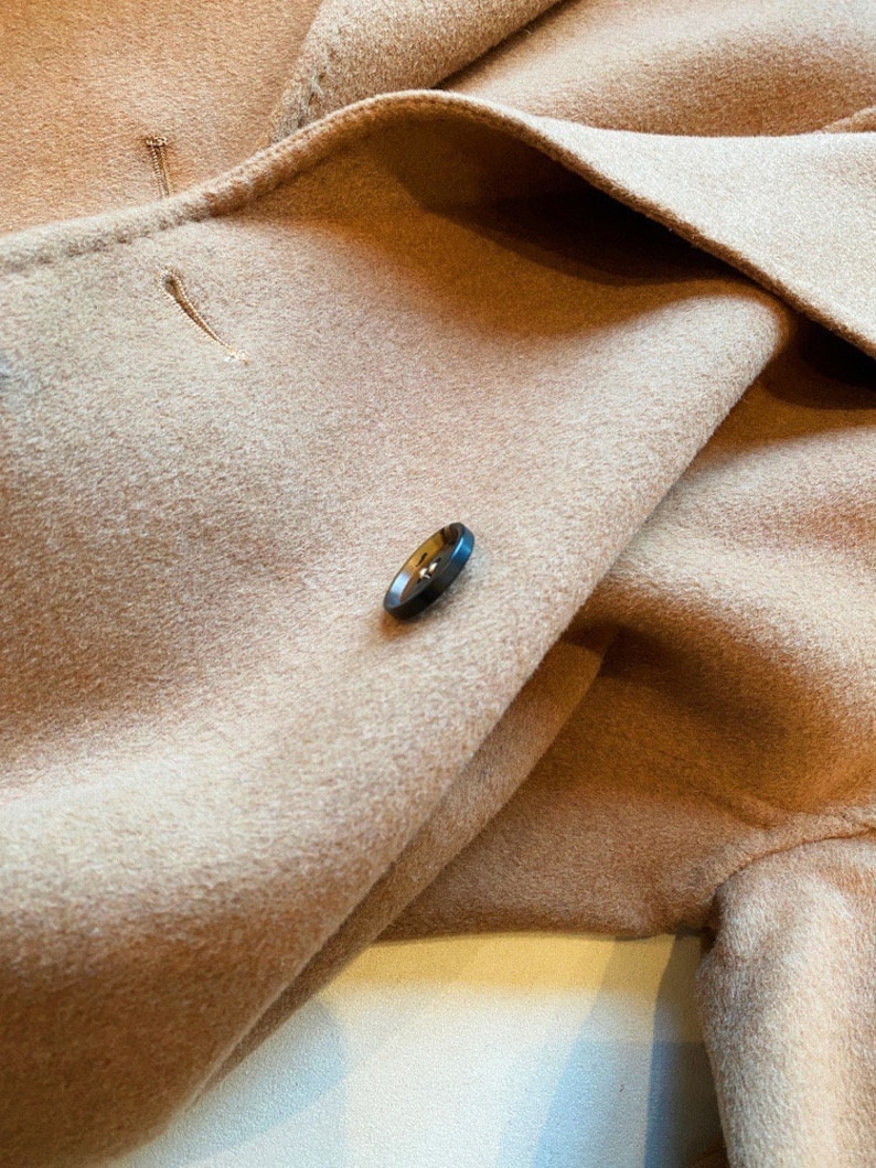 Classic Wool Coat with Notch Lapels Minimalist Design image 8
