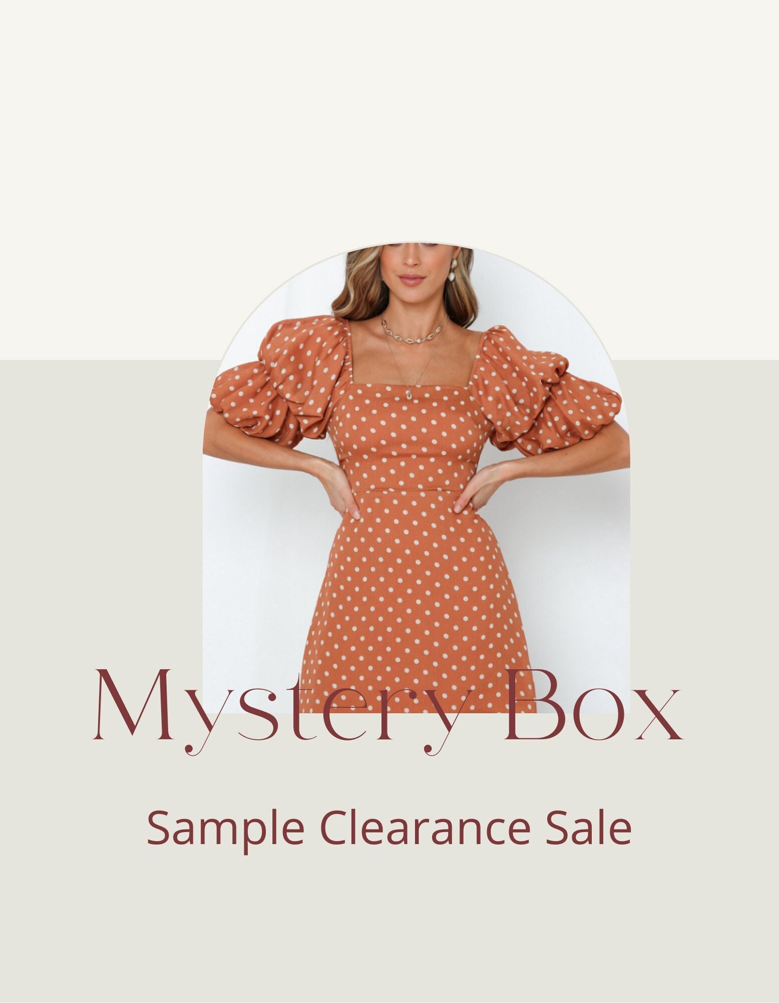 Sample clothing clearance