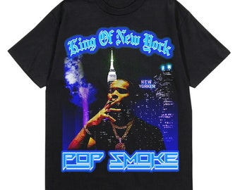 Pop Smoke T Shirt Etsy Pop Smoke T Shirt Etsy