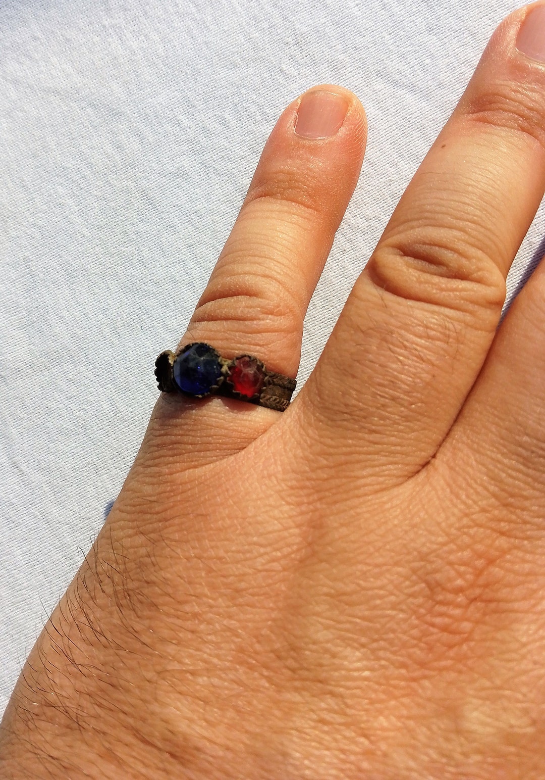 Rare Rings With Rocks Antique Rare Ring With Stones From the Ottoman Empire - Etsy