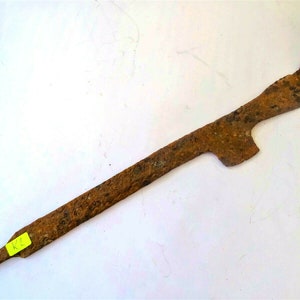 Ancient Iron Big Knife Blade Koser Sickle 18,11'', from the time of the Ottoman Empire!