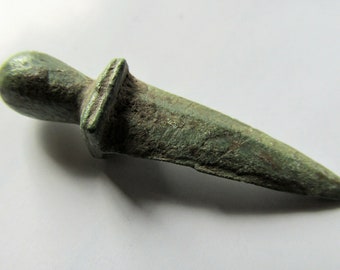 Roman bronze sword amulet - gladius military gladiator wearable artifact FM1