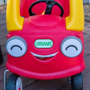 Cozy Coupe Custom Eyes Expression Face Add-ons for Personalization - Three Styles - Gift