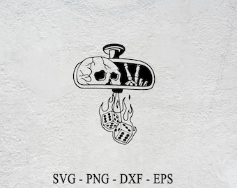 Skeleton Hand Dice PNG: Halloween Nail Art Design (Digital Download)