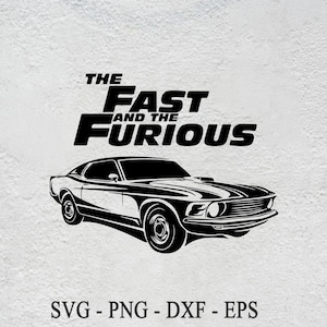 Fast and Furious TShirt Design Digital File, 300 DPI ,PNG file ready to print