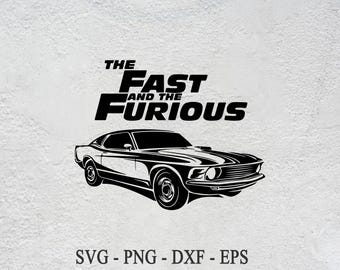 Fast and Furious TShirt Design Digitale Datei, 300 DPI, PNG Datei zum Drucken bereit