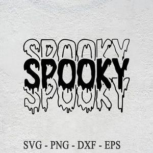 Spooky Vibes SVG: Halloween Shirt Design, Cricut Ready (Digital Download)