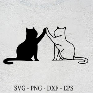 Cat SVG Bundle: Kitten Cut Files for Cricut, Silhouette (Digital Download)