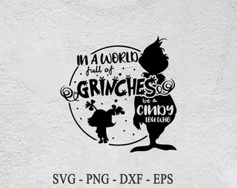 Cindy Lou Who Grinchmas PNG: Weihnachtscliparts (Digitale Dateien)