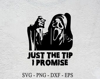 Sensenmann Tod Schädel SVG, Just The Tip, Vinyl schneiden (digitaler Download)