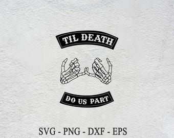 Bride Skeleton Fingers SVG | Til Death Bachelorette Party (Digital Download)