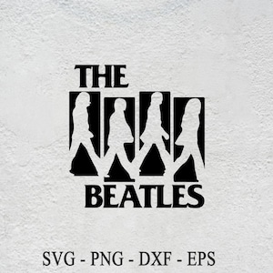 The Beatles SVG, PNG, EPS - Linhas limpas, pronto para seu projeto!