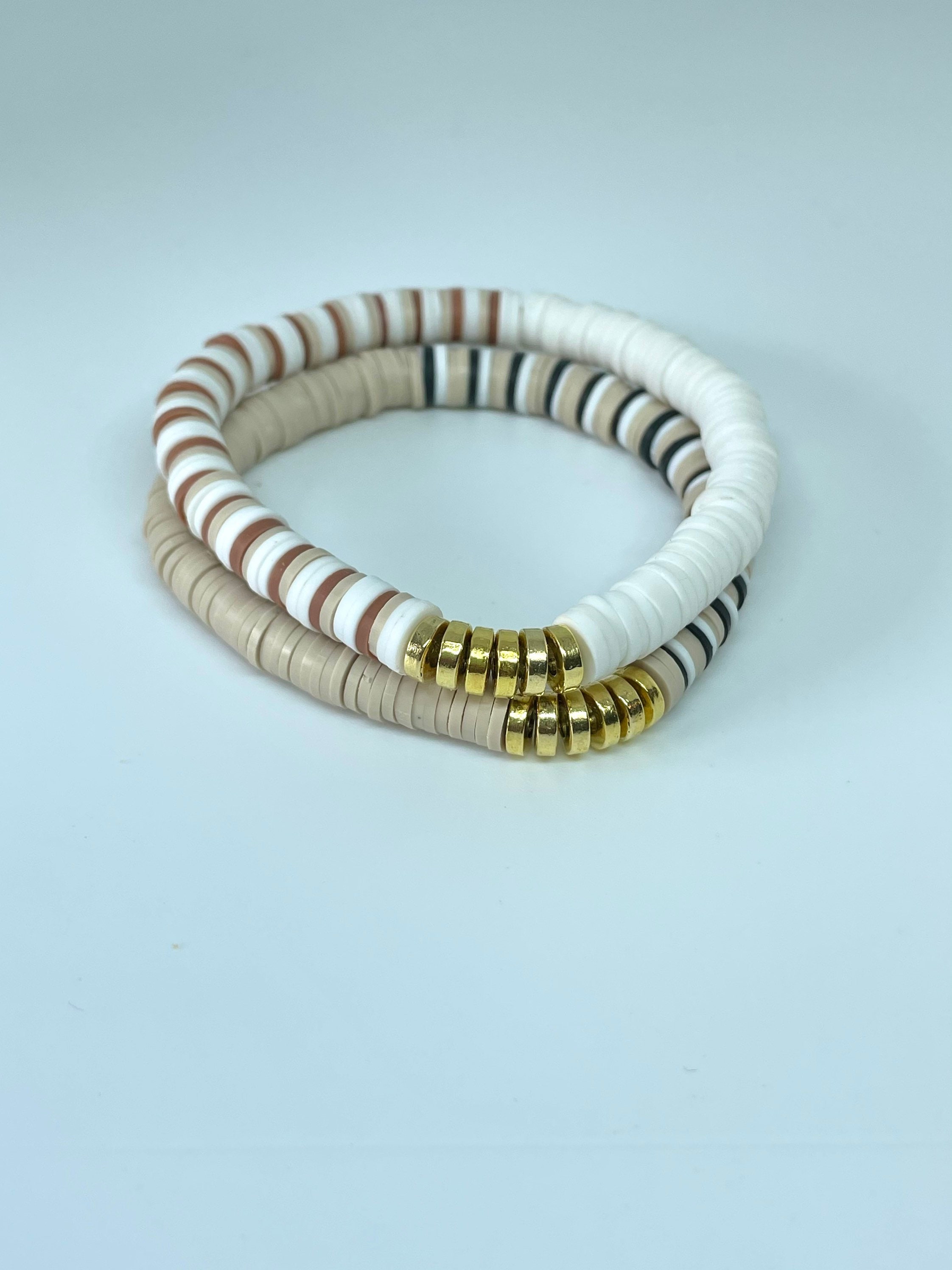 Handmade bracelet heishi beads handmade jewellery boho Etsy