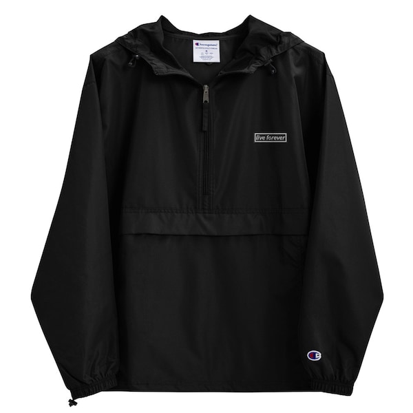 Oasis Live Forever Embroidered Official Champion Jacket