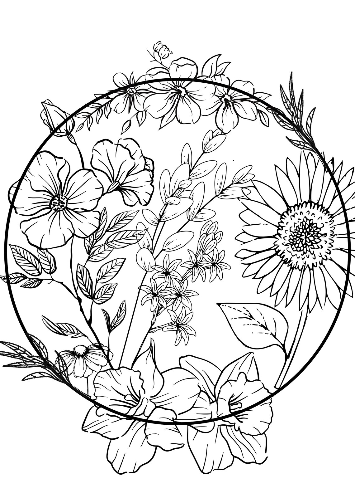 20 downloadable nature colouring in sheets | Etsy
