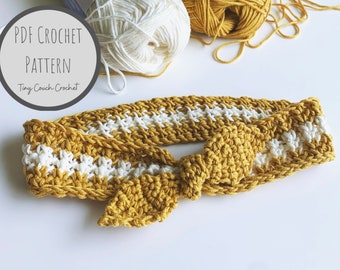Easy Crochet Headband Pattern - The Cordelia Headband
