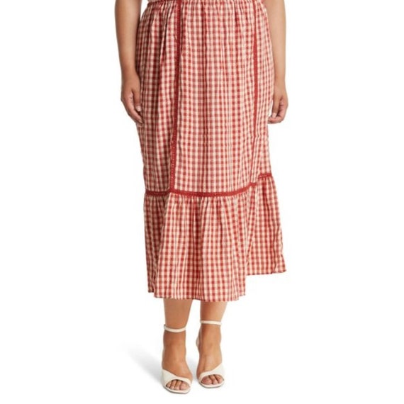 Women's Plus Size Skirts, Gingham Skirts, Maxi Sk… - image 2