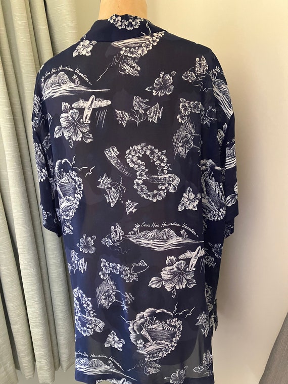 Lisa Ho Hawaiian Vacation Sheer Over Shirt Austra… - image 6