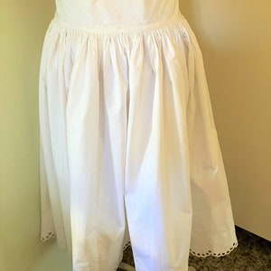 Vintage circa 1930-40 Cotton Half Slip or Skirt