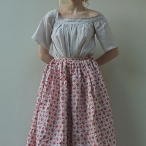 18th Century Tied Petticoat Skirt - Sustainable Historical Dress Underwear Handmade Costume Fantasy Cosplay Convention Dickens Austen Era